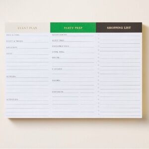 Kate Spade x Target Party Planning Notepad